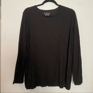 Chico’s black long sleeve shirt